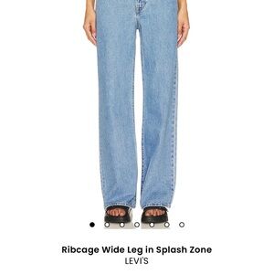 Levi's Classic Blue Wide Leg Flare Jeans